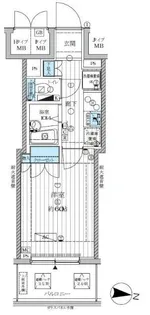 ランドステージ両国【2階】の間取り