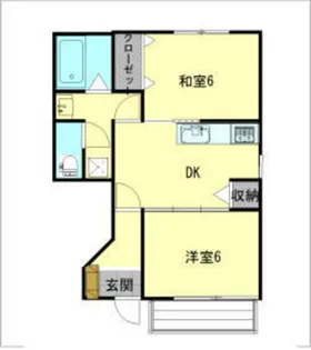 サンライズ2【1階】の間取り