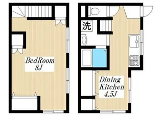 ワカキハイツ【2階】の間取り