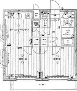 ルーブル神楽坂参番館【4階】の間取り