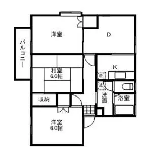 コンフォート【2階】の間取り