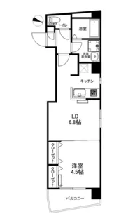 ルミナス西日暮里【9階】の間取り