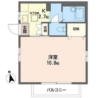 ポルト・ノワール【1階】の間取り