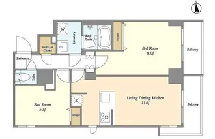 La Douceur田端【9階】の間取り