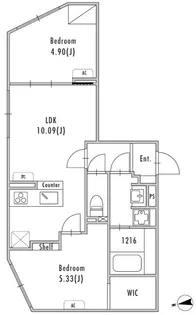 GRAN PASEO大森III【2階】の間取り