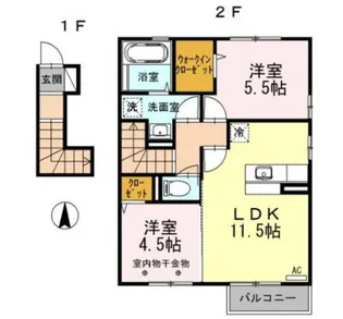 シャンボール B棟の間取り