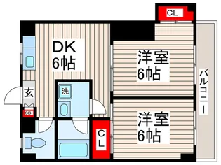 第五サンキビル【4階】の間取り