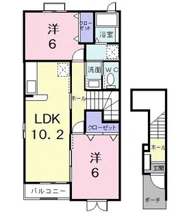パローマ【2階】の間取り