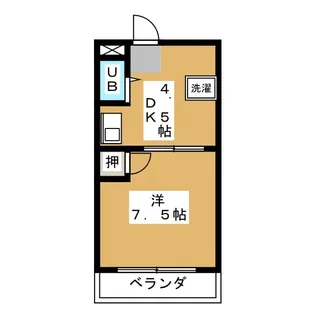グリーンハイツ今池【4階】の間取り