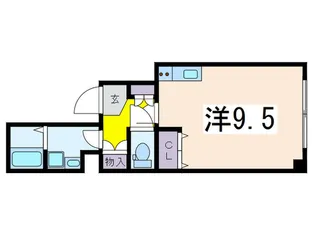 elements北新宿EAST【3階】の間取り