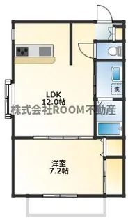 アヴァンセ八幡【2階】の間取り