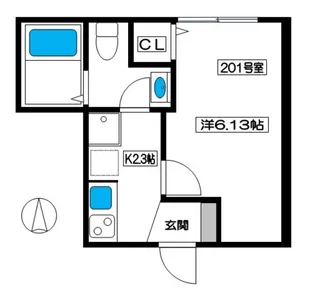ガーデニア【2階】の間取り