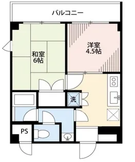 第一正五コーポ【2階】の間取り