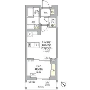 グランパーク千駄ヶ谷レジデンス【3階】の間取り