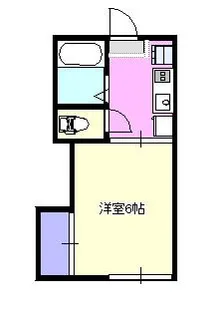 十間坂パレス 203【2階】の間取り
