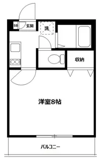 シティ峰岡【2階】の間取り