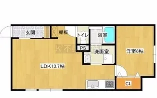 Rac TasI【1階】の間取り