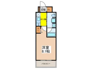 ステージグランデ日本橋人形町【2階】の間取り
