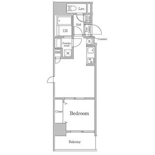 レジディア三軒茶屋III【5階】の間取り