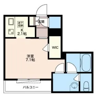 ハイム岡崎【1階】の間取り