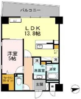 CP HOLMES【5階】の間取り