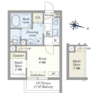 パークサイドレジデンス大泉学園町【1階】の間取り
