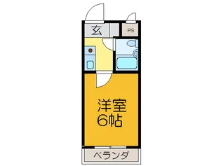 CASTLE・EAST【5階】の間取り