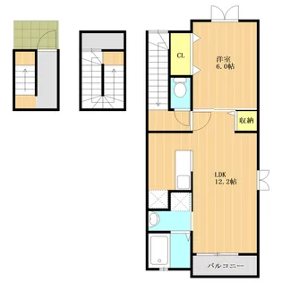 プリムローズ【3階】の間取り