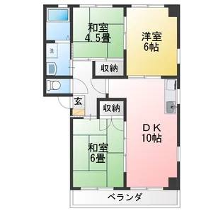 フラリッシュ【2階】の間取り