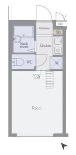 カメゾン【2階】の間取り