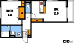 メゾン・ド・シャトー【2階】の間取り