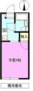 西長野フジハイツ【2階】の間取り