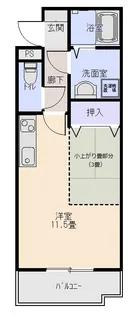 ハイツ昭和土地飯田【3階】の間取り