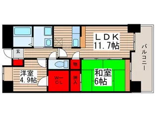 ハウスコラソン【2階】の間取り