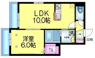 SUN CREST サンクレスト【2階】の間取り