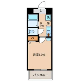 サンセール クール【3階】の間取り