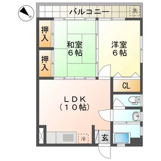 野口ビル【5階】の間取り