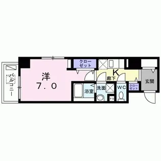 Le Grandsawa【1階】の間取り