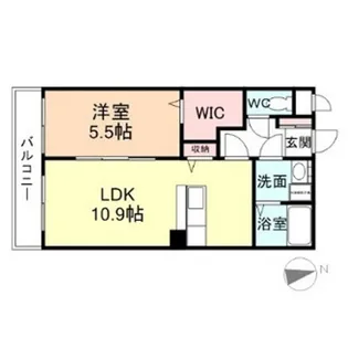 ユーミー下大久保【1階】の間取り