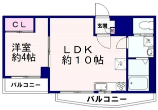 金城共同マンション【3階】の間取り