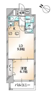 KDX千葉中央レジデンス【10階】の間取り