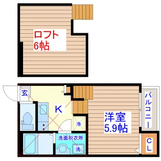 アルテ・グランデ【2階】の間取り