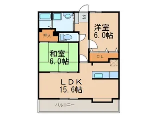 シーゲルMATSUNAGA【1階】の間取り