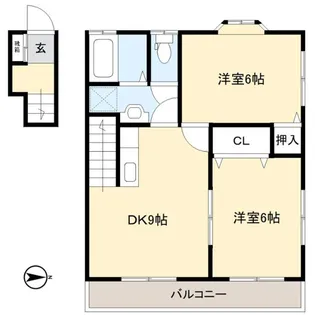 ラ・フォーレ122【2階】の間取り