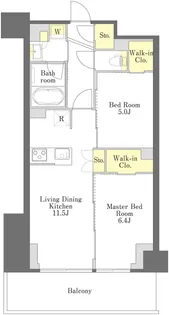 プライムメゾン江古田の杜イースト【7階】の間取り