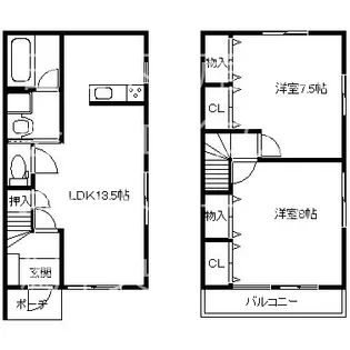 ハイム広小路【1階】の間取り