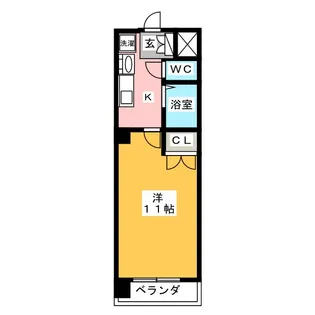 プログレッソ岩塚【3階】の間取り