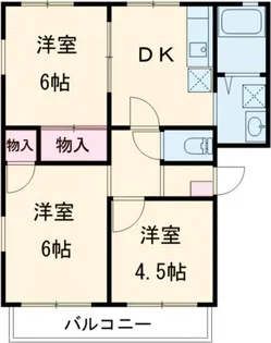 ポラードスワンC【1階】の間取り