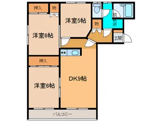 コーポ金太郎II【3階】の間取り