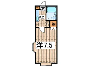 ハイツK【1階】の間取り